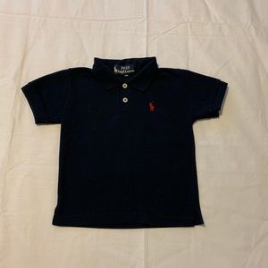 Size4 Polo Ralph Lauren navy blue polo T-shirt